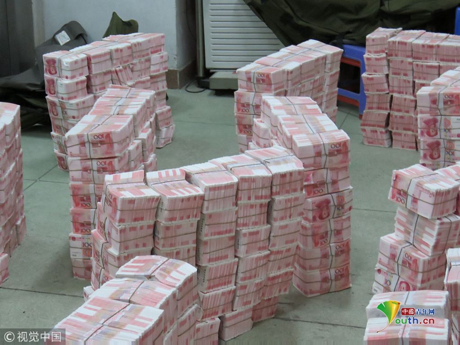 广东警方侦破特大伪造货币案 缴获假人民币2.4亿元