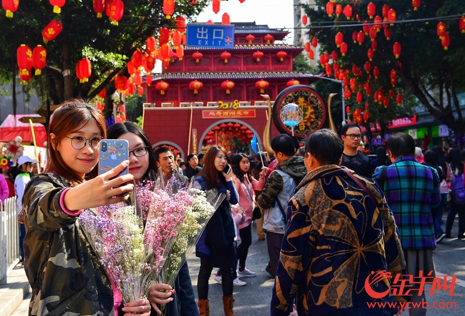 2018年广州各区迎春花市开市