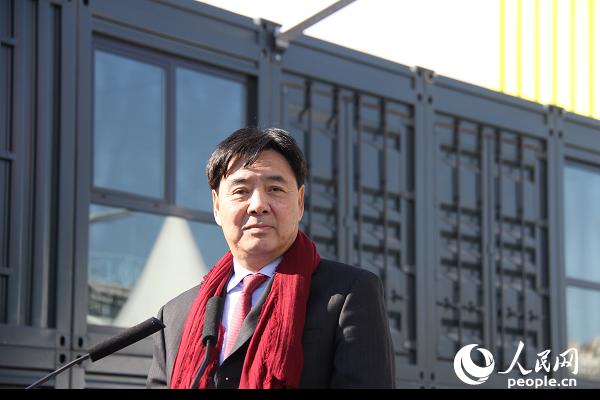 中国驻法国大使翟隽发表讲话。龚鸣摄