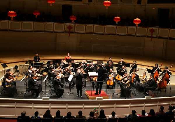 2月17日，芝加哥交响乐团在芝加哥交响乐团音乐厅举行2018年“欢乐春节”新年音乐会。