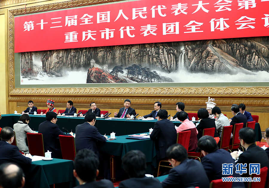 习近平参加重庆代表团审议