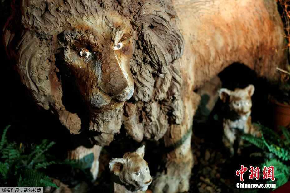 比利时有座“动物园” 猩猩鳄鱼都用巧克力制成