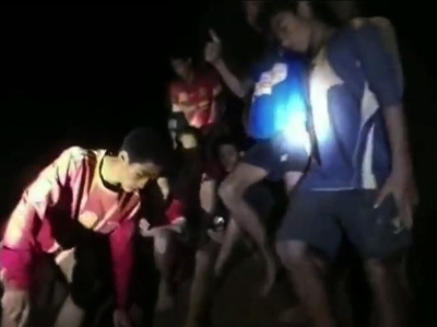  生命奇迹！13名泰国足球队员失联10天后被救出