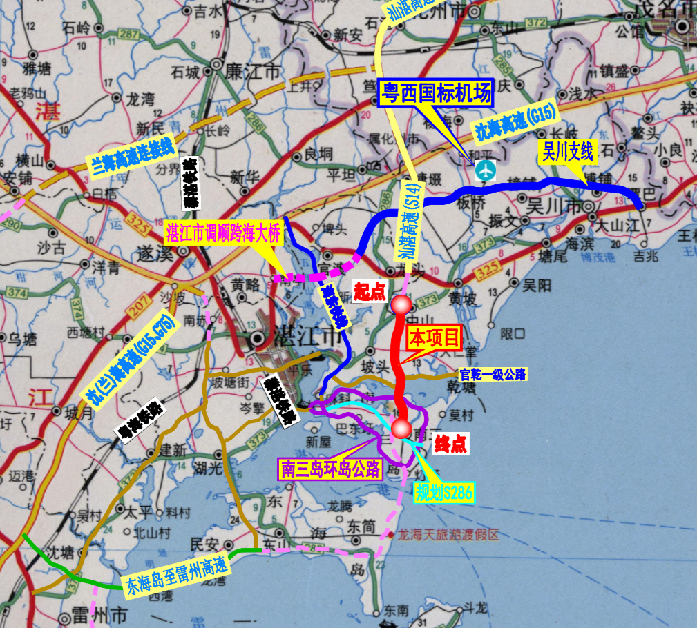 湛江环城高速南三岛大桥全面开工,2024年通车