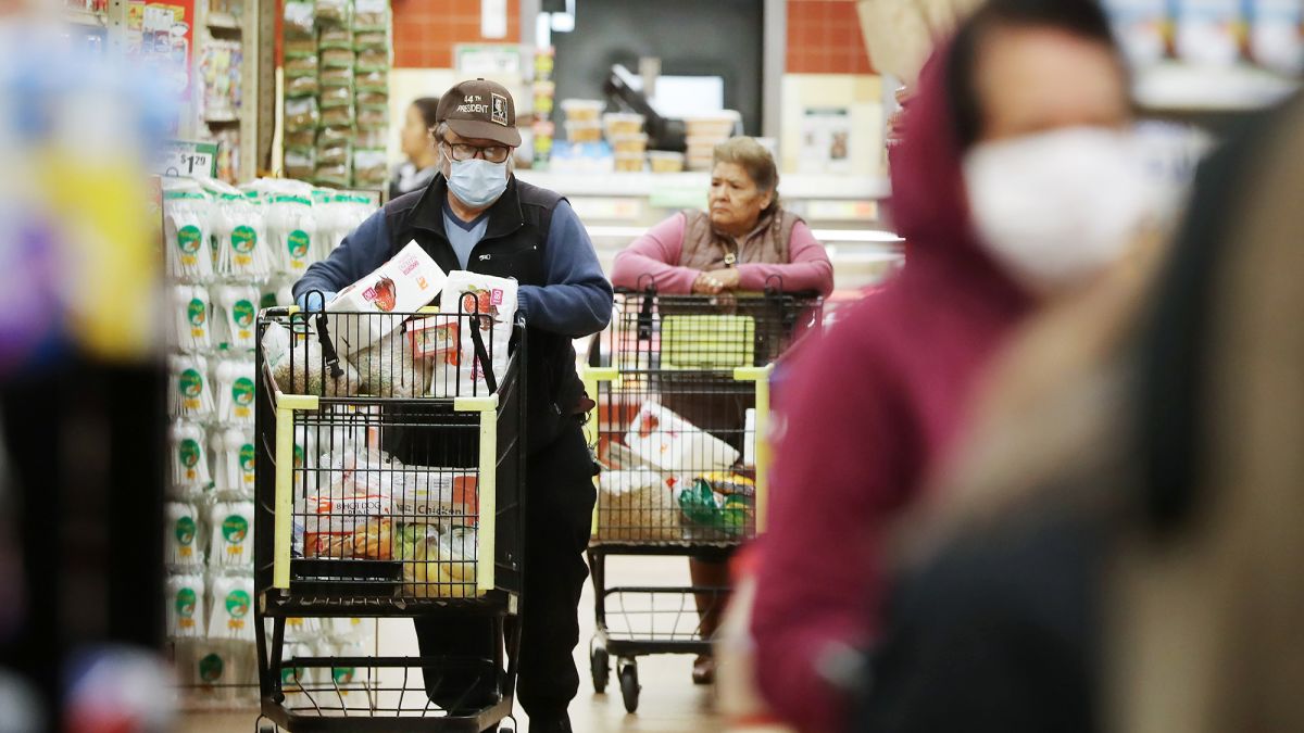 美国一超市20%工作人员感染新冠病毒 大部分为无症状感染者