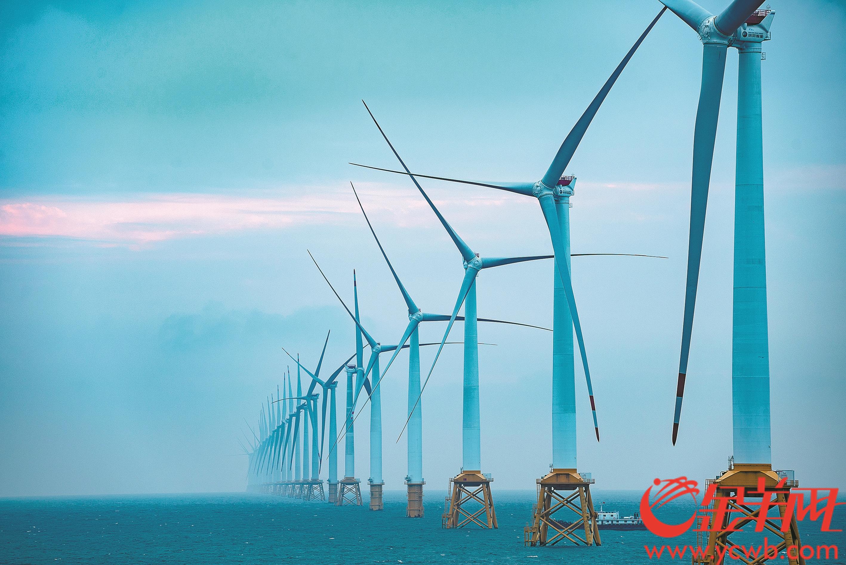国内首个单体大容量海上风电项目在阳江南鹏岛全容量投产运行