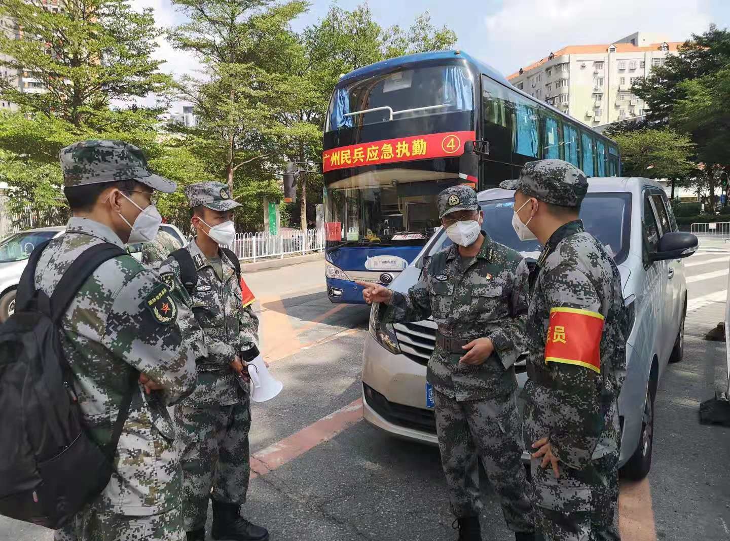 出动千余人次广州市直民兵应急营战斗在抗疫一线