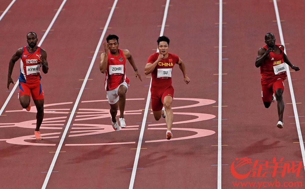 苏炳添跑入男子百米半决赛