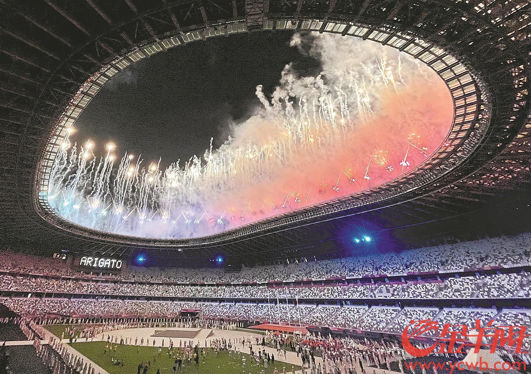 图/羊城晚报特派东京记者 汤铭明 8月8日,2020东京奥运会闭幕仪式在
