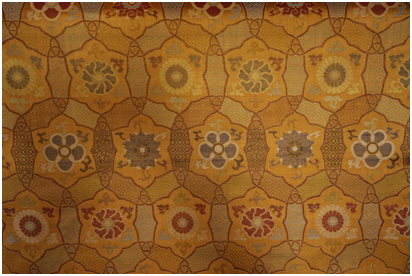 橙地盘绦四季花卉纹宋锦(明 仿制件).png 橙地盘绦四季花卉纹宋锦(明 仿制件).png