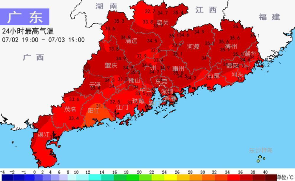 注意防暑！7月4日至10日华南或有持续性高温天气