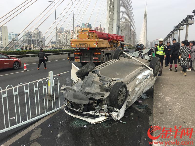 广州今日车祸图片