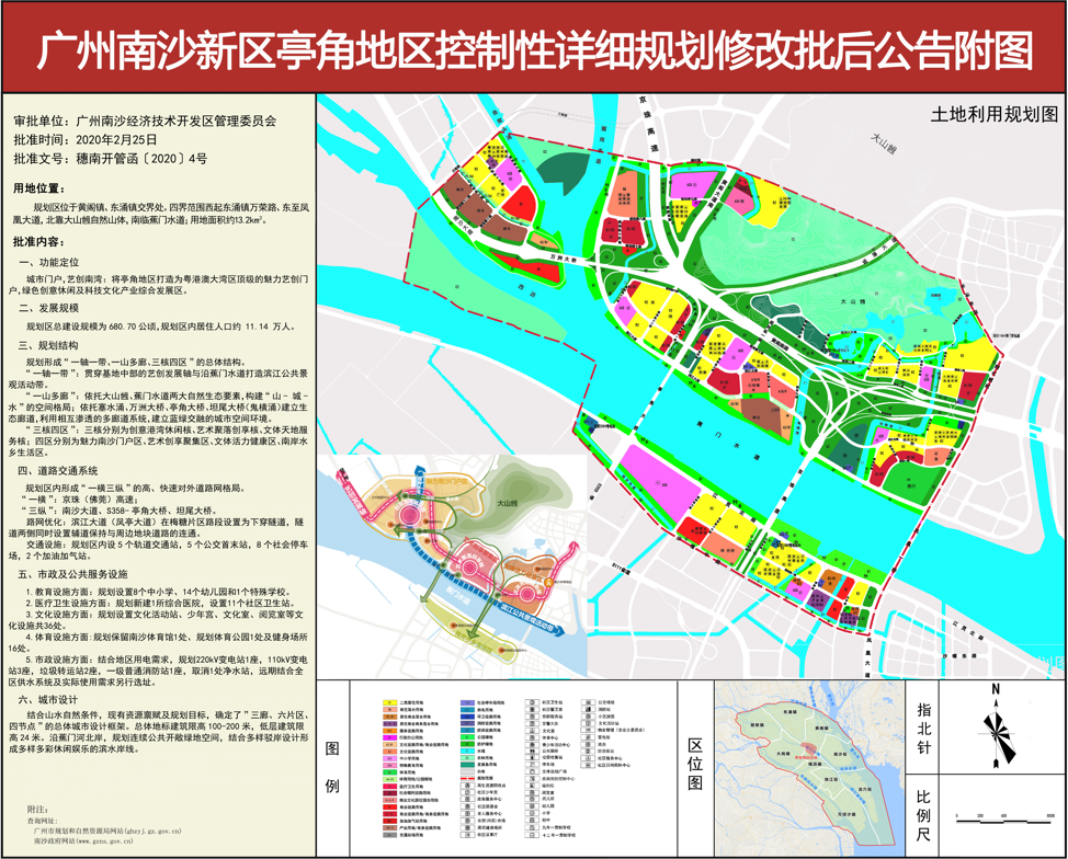 南沙这个地方要打造顶级魅力艺创门户,规划8所中小学!