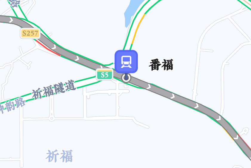 广州祈福新村地图图片
