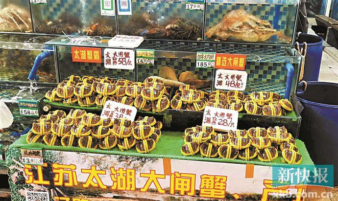 廣州普通大閘蟹價格便宜三成 或會進一步降價