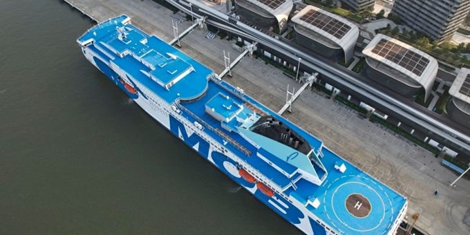  全球最大吨位客滚船装修完成 共有13层甲板533间舱室