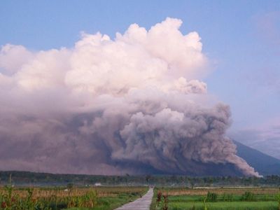 印尼塞梅鲁火山剧烈喷发 处最高警戒级别