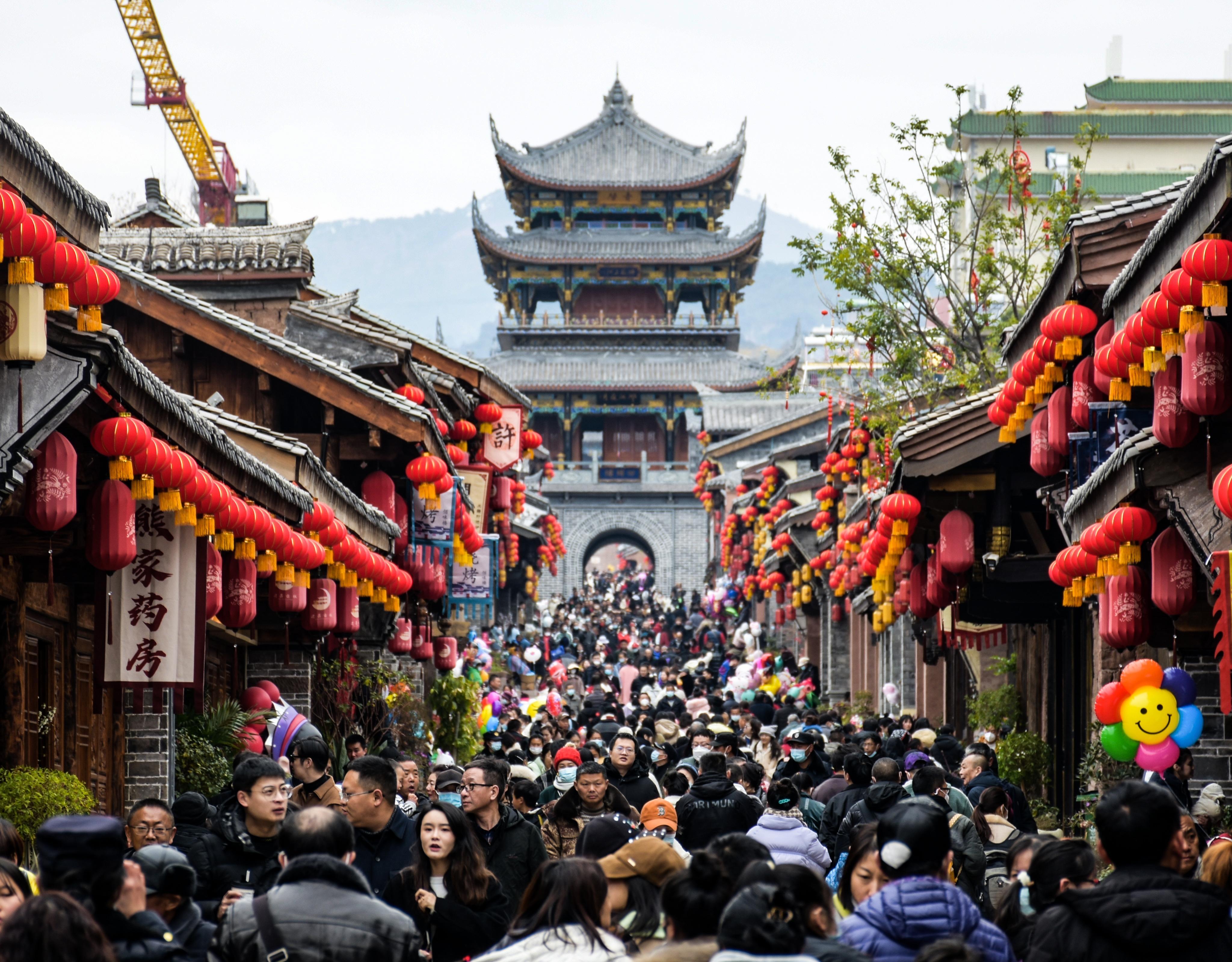  2023年春节假期国内旅游出游3．08亿人次