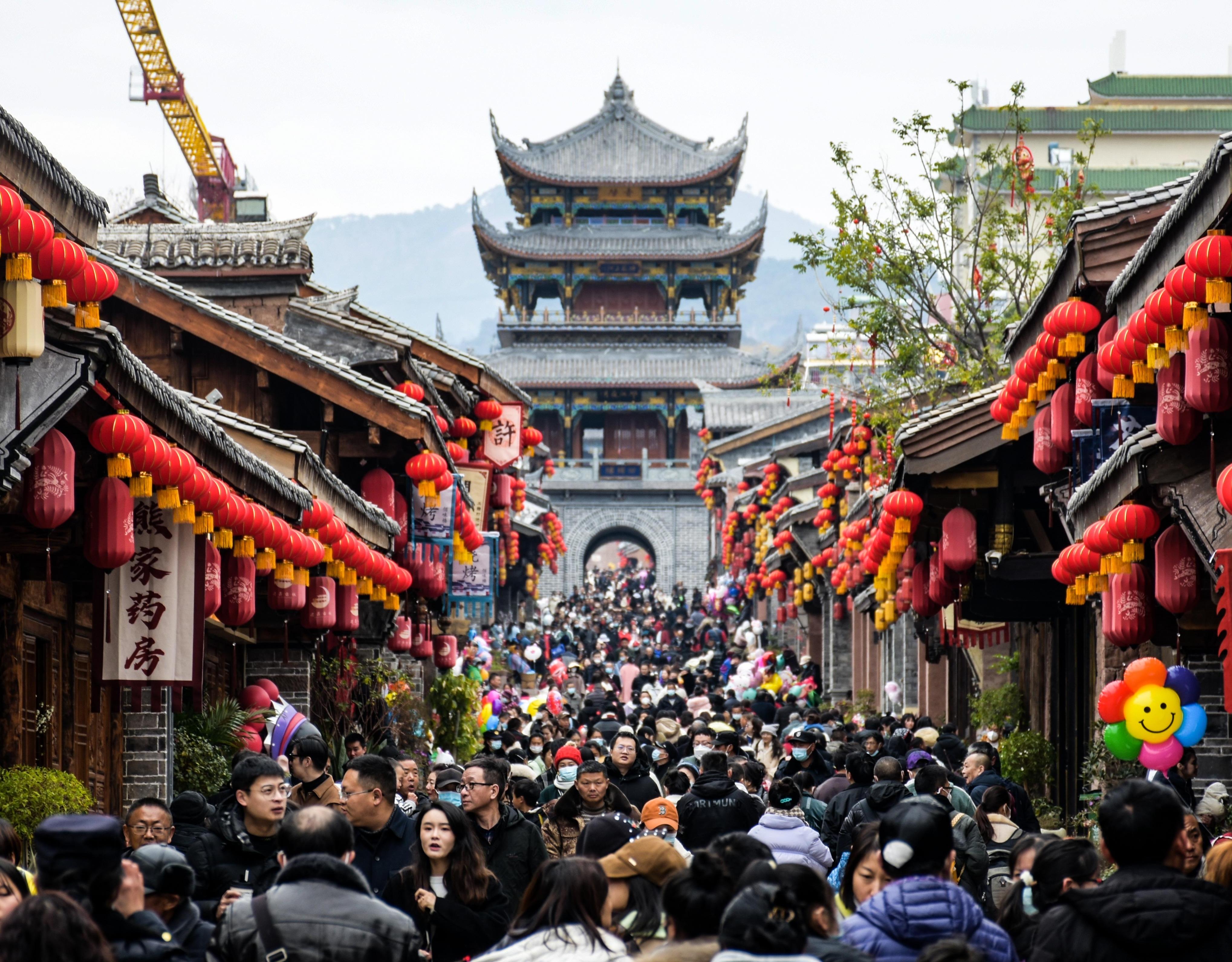 2023年春节假期国内旅游出游3．08亿人次