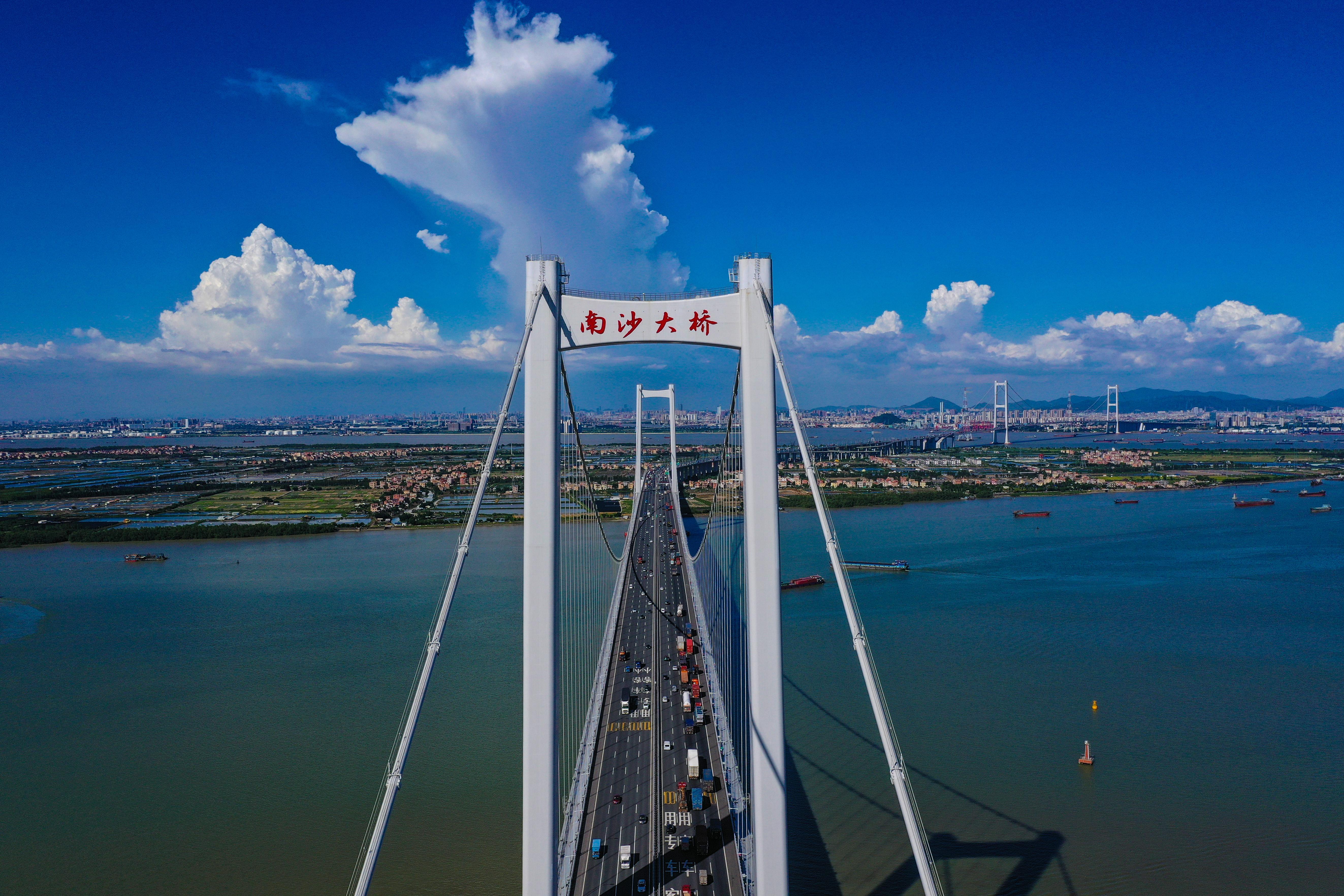 广州南沙大桥通车四周年桥见高质量发展加速度