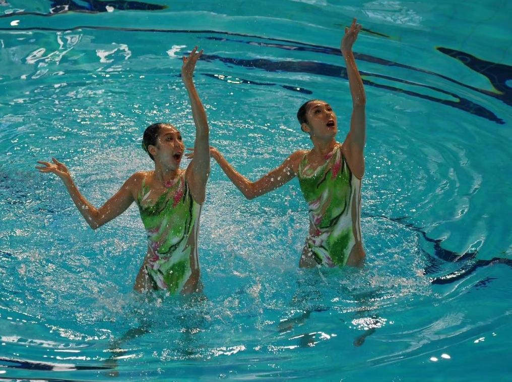 花樣游泳世界杯第二站開賽 中國花游隊首日奪兩金