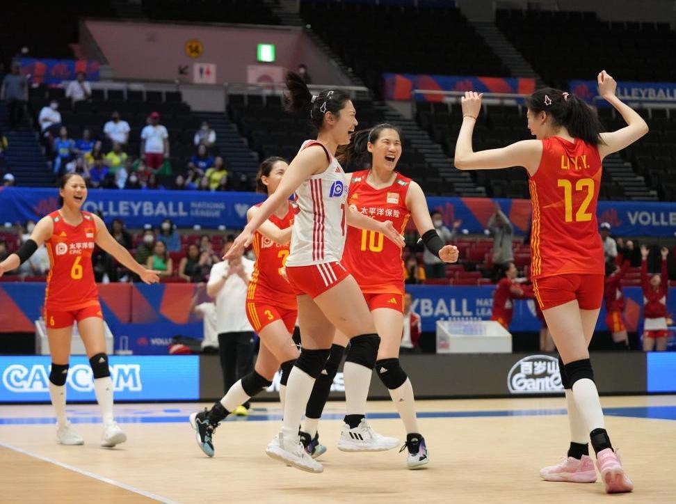 中国女排3:2胜巴西队取得世界女排联赛“开门红”