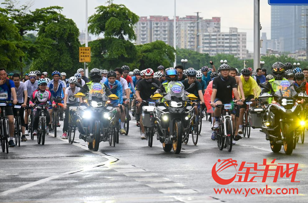 约3000人火热开骑！首届中国自行车运动骑游大会在广州海珠举办