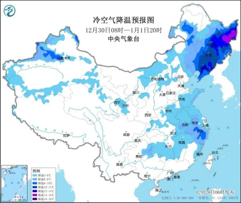 元旦假期天氣地圖華南等地宜出行冷空氣來擾東北有降雪