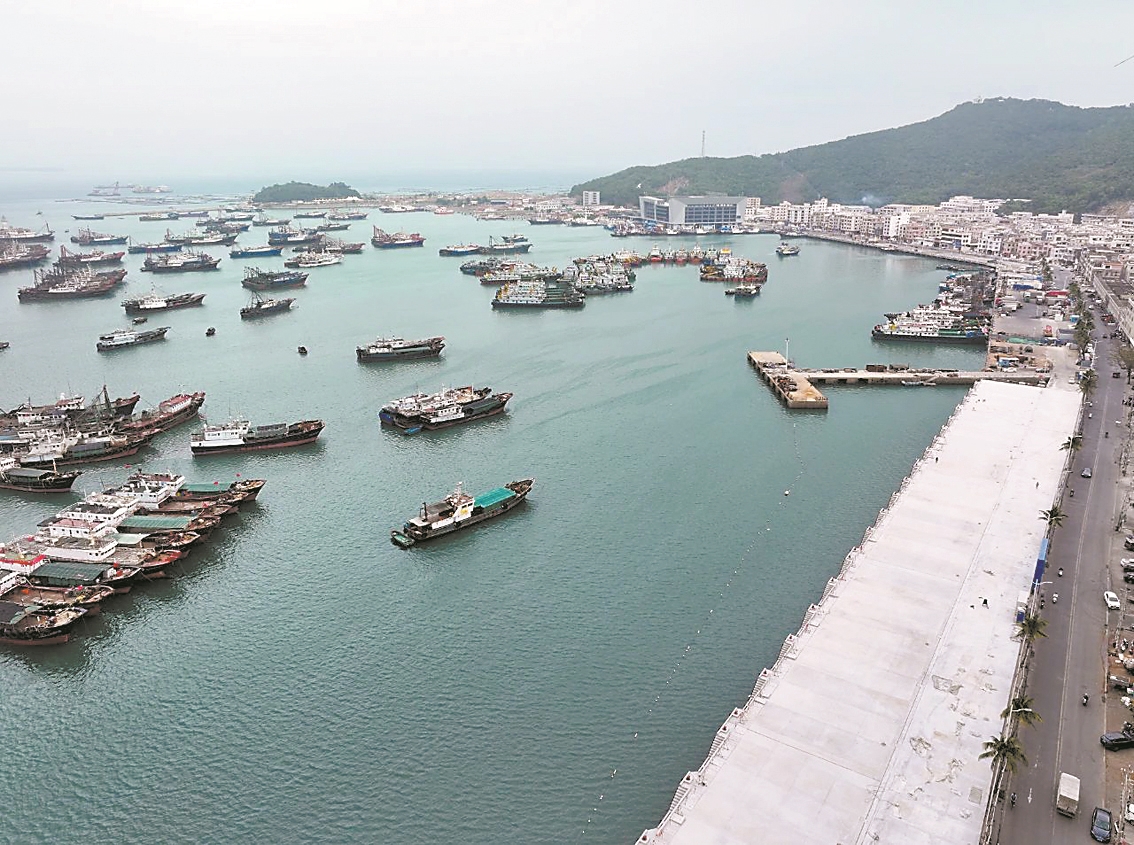 阳江闸坡世界级渔港旧码头扩建工程完工