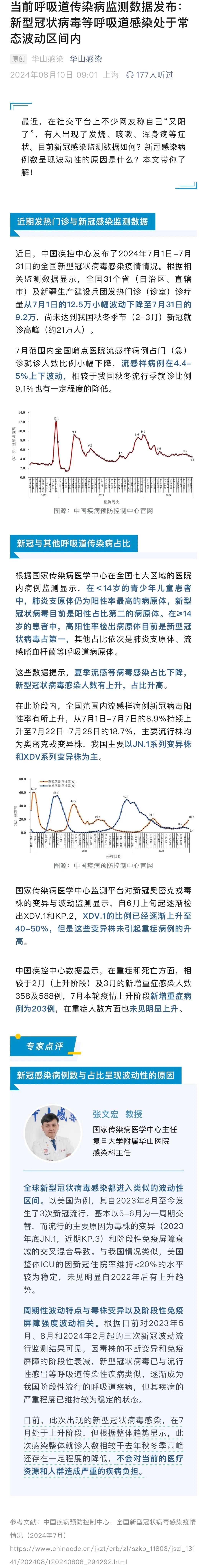 网传上海华山医院腾出5号楼收治新冠患者?张文宏回应