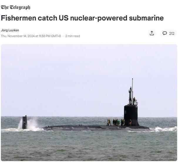 酷游KU游平台登录|零零八|美军尖端核潜艇竟被渔网缠住了