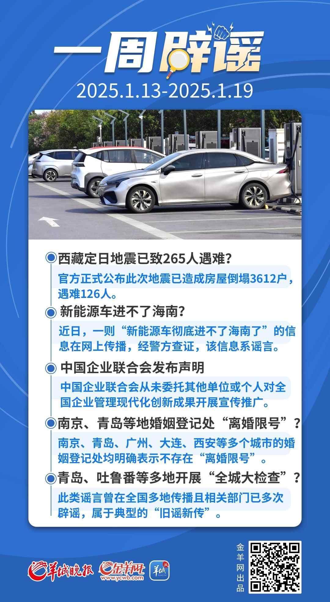 一周辟谣 | 新能源车进不了海南？