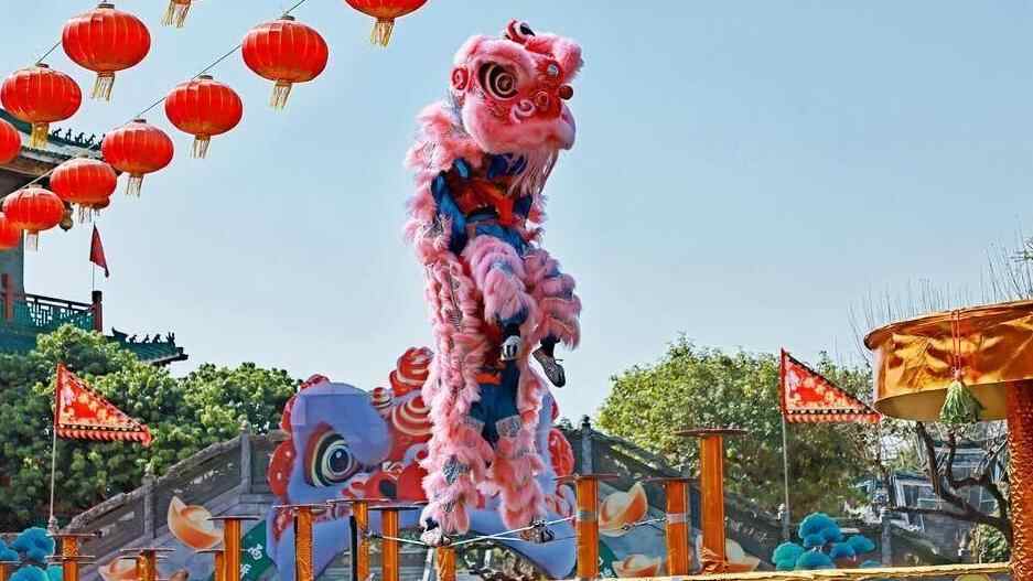 醒狮贺岁，宝墨园新春岭南醒狮民俗文化节启幕｜请到广东过大年