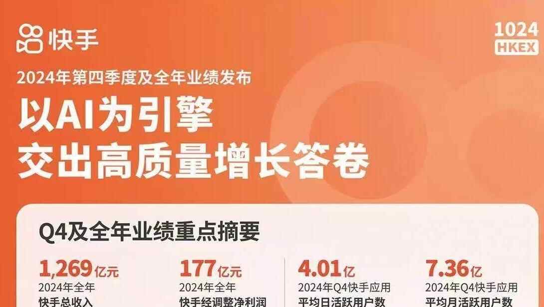 程一笑：快手将全面拥抱AI，建设AI时代普惠数字家园 