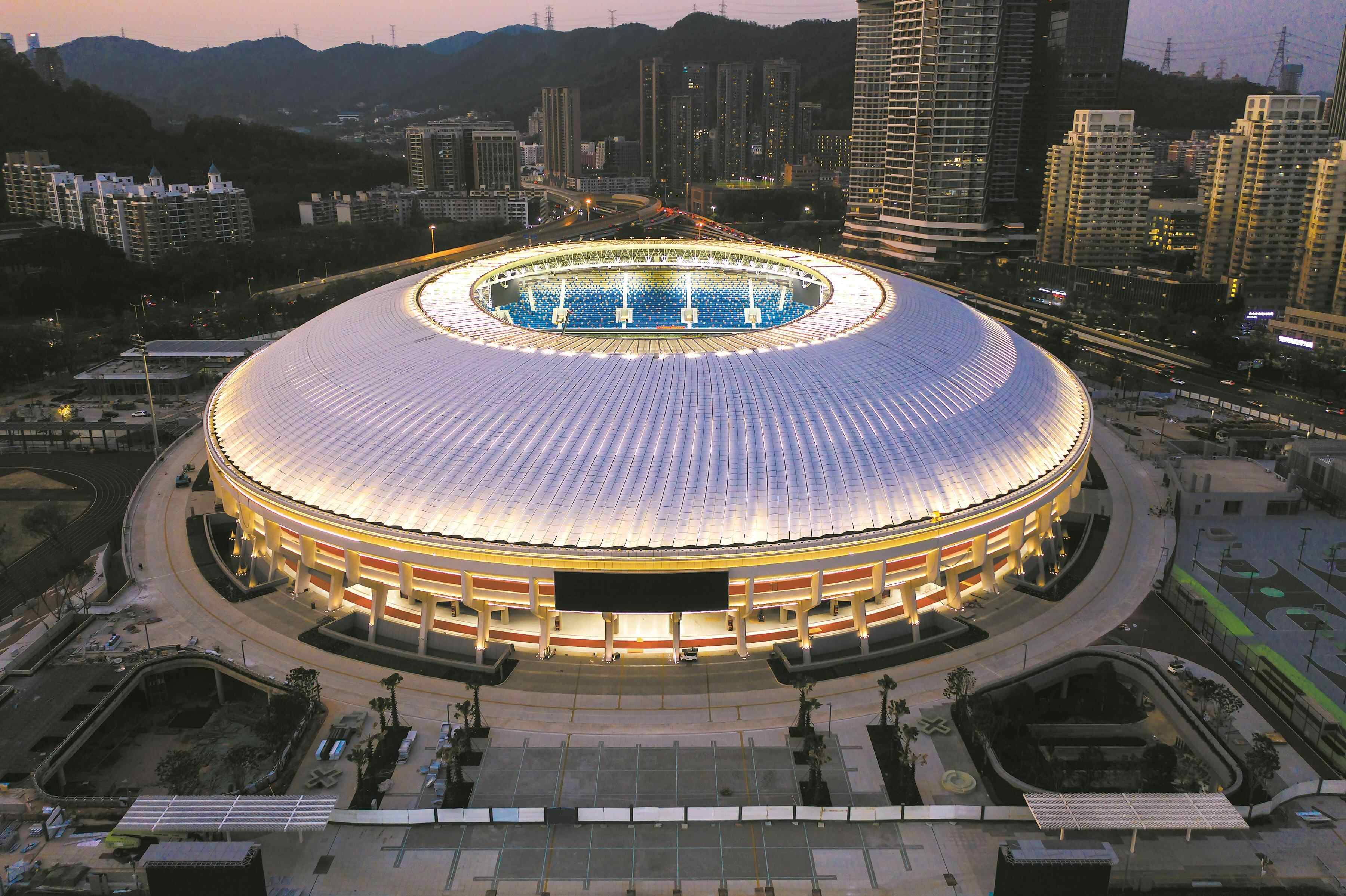 记者参观了该地区第15场比赛的深圳竞赛地区的该