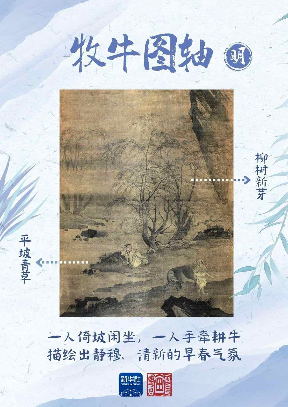 文化中国行·国宝画重点｜雨生百谷，在文物中回望“春天”