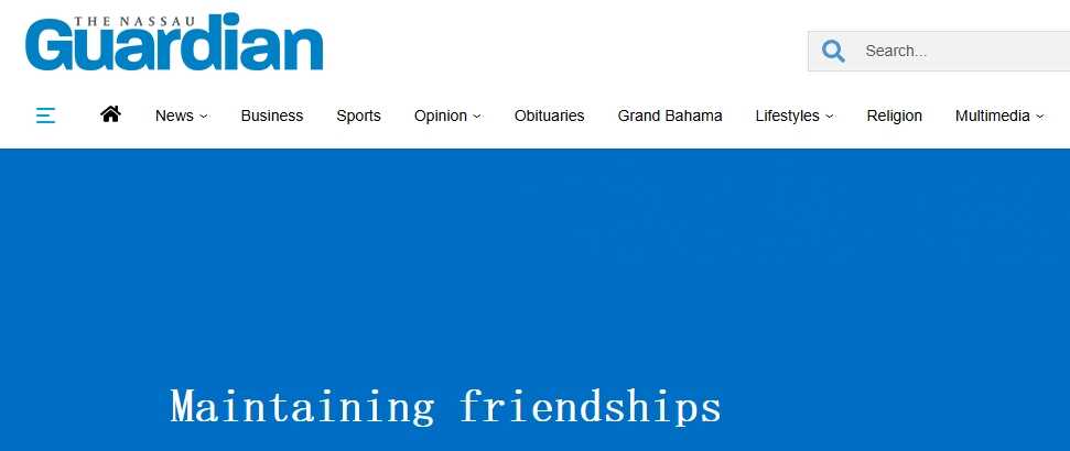 [世界说]巴哈马媒体社论：您将判断您正在为谁工