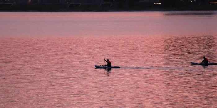  江西南昌落日美景