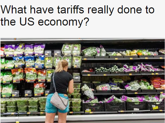 [世界上说]对美国经济的关税带来了什么？英国媒