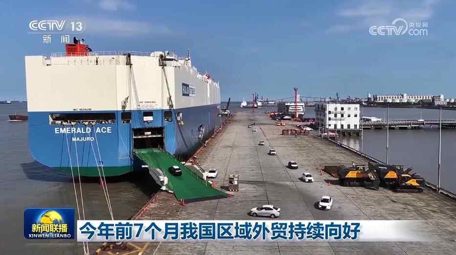 与我国外国的区域贸易