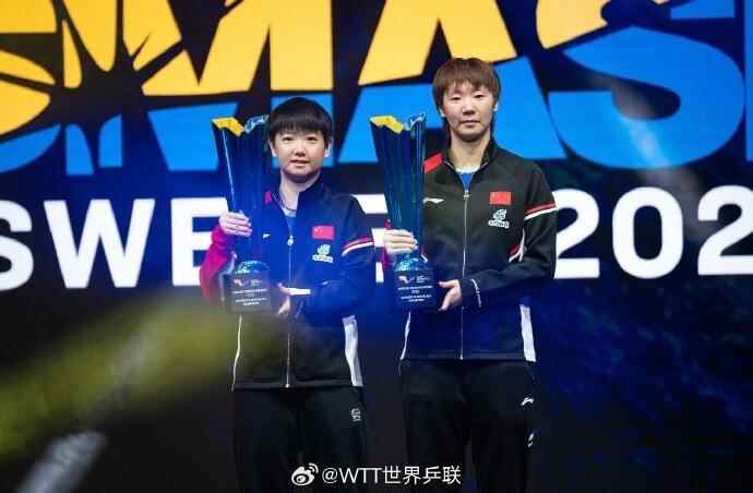 Sun Yingha/Wang Ganyu加入了WTT欧洲大满贯女子双打冠