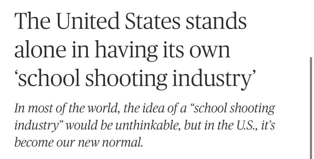 [世界说]枪支暴力破坏了荒谬的“校园枪支行业”