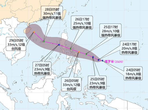 “桦加沙”还没登陆，新台风“博罗依”又来了！会影响国庆出游吗？