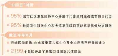 享受镇卫生院专家诊疗（面向“十五五”人民经