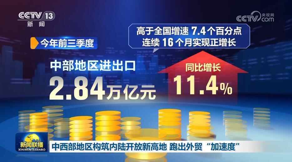 中西部地区打造开放新高地 更要“提速”外贸