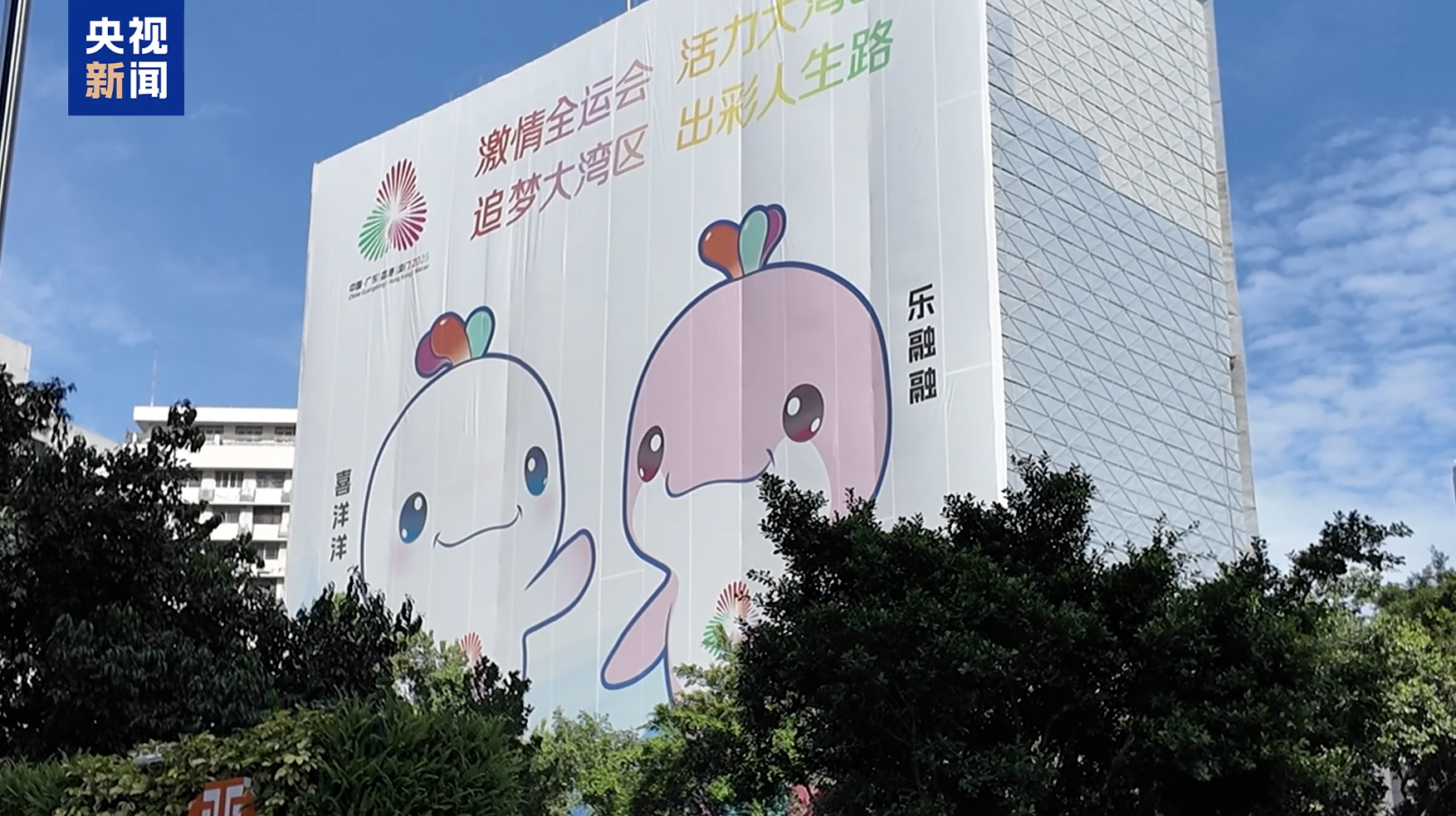 视频丨第十五届全运会海才来了。在大街小巷感