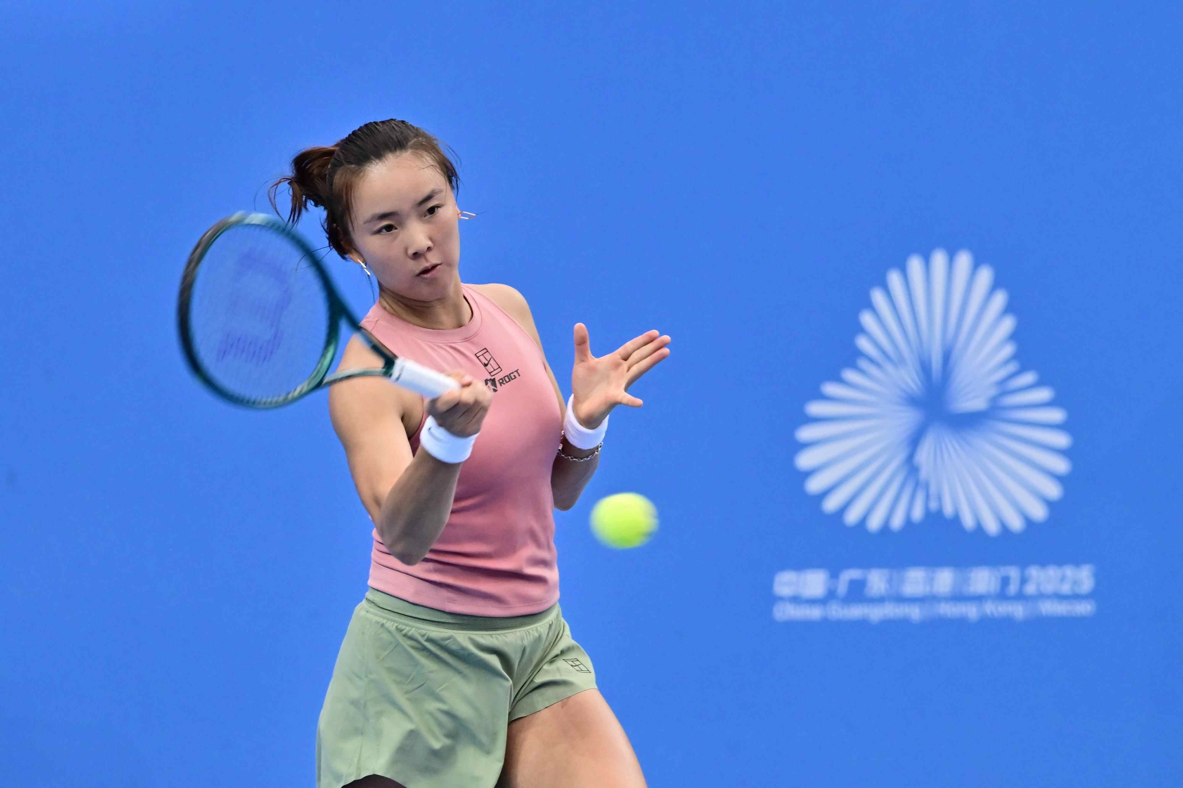 十五运会网球比赛_全运网球-朱琳2-0王欣瑜晋级决赛 商竣程吴易昺男单争冠_袁悦朱琳王曦雨布云朝克特吴易昺