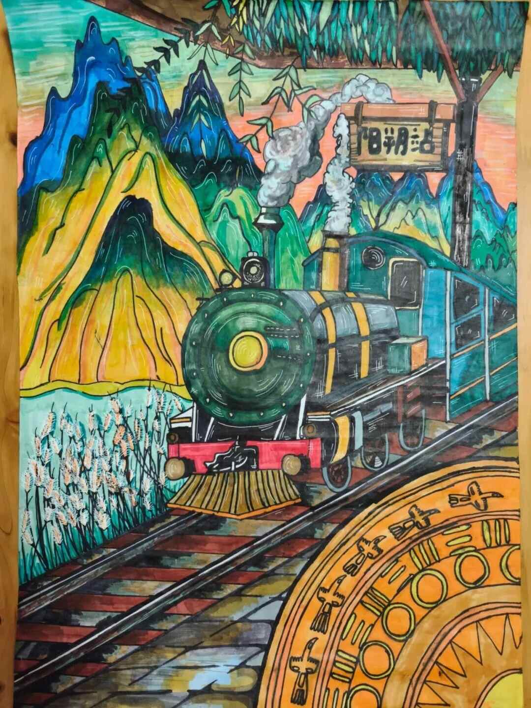 我的铁路场景｜爷爷的绿火车和我的“白色飞龙