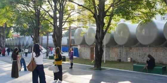  广西南宁老油库“变身”工业风网红街区