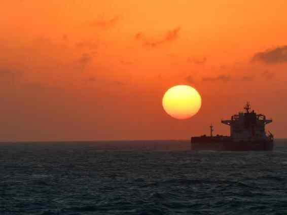 福建海上日落美如画